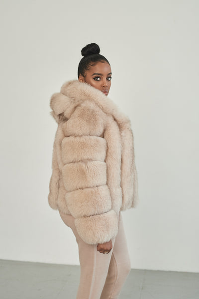 The Hooded Panel Coat