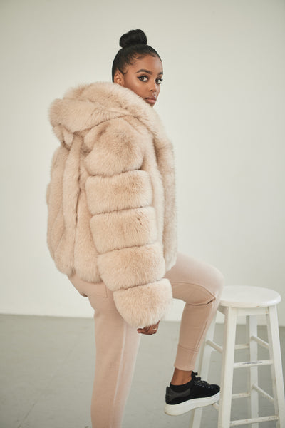The Hooded Panel Coat