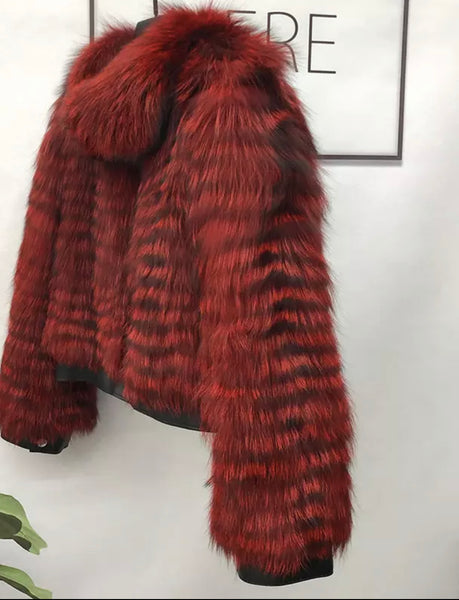 The Cropped Fur Bomber