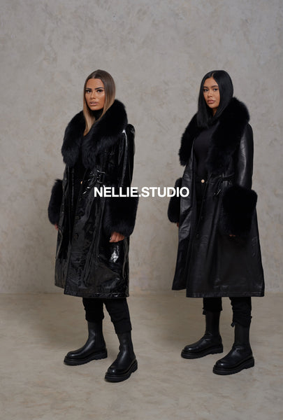 The Leather Mac Coat