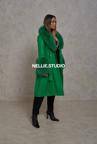 The Leather Mac Coat