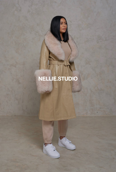 The Leather Mac Coat