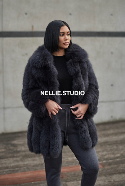 The Vertical Panel Coat