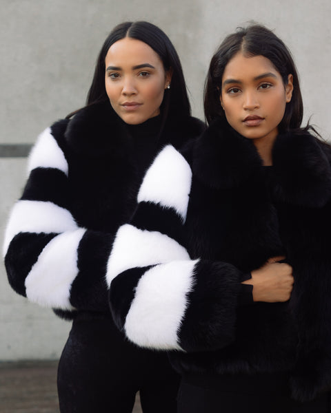 The Striped Sleeve Coat