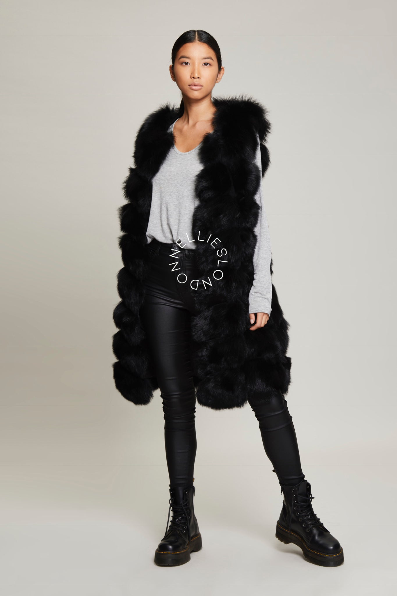 Knee length 2025 fur gilet
