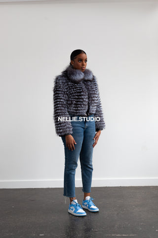 The Cropped Fur Bomber